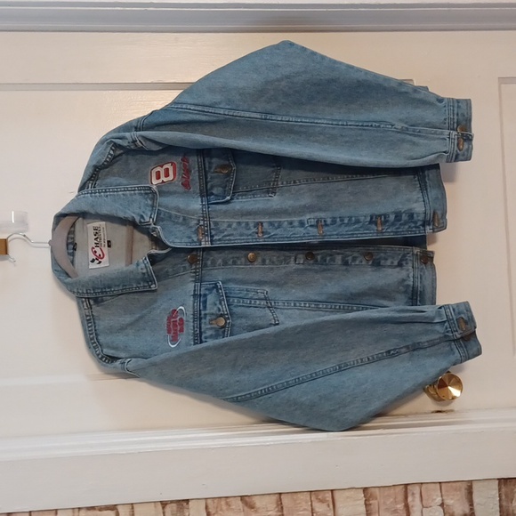 Nascar Jean jacket Dale Earnhardt Jr. Mens xlarge budwiser